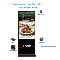 Écran tactile LCD numérique de 32 pouces avec fonction tactile IR et système de gestion CMS pour café, centre commercial, hôtel