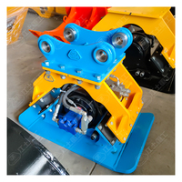 Nouveaux accessoires pour excavatrices, plaque compacteuse en béton, compacteur hydraulique vibrant pour excavatrices de 10 à 35 tonnes, garantie d'un an