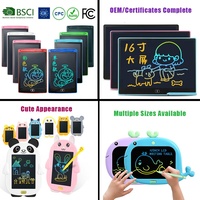 AiJH 16 pouces électronique numérique planche à dessin effaçable extra large portable dessin LCD tablette d'écriture pour les enfants