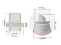 Couvercle doseur pour lessive liquide avec bec verseur pour produits de nettoyage