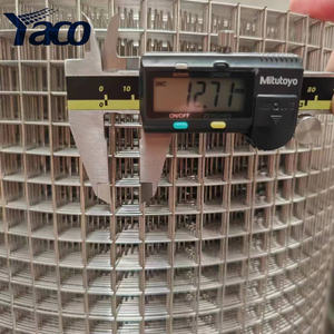 1/4 인치 사각 스테인리스 스틸 하드웨어 천 23 게이지 SS304 스테인리스 스틸 용접 와이어 메쉬 - Product Image 3