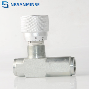 วาล์วควบคุมการไหลแบบทางเดียว Nbsanminse Npt 1/2 นิ้ว 400 บาร์ วาล์วควบคุมการไหลไฮดรอลิก - Product Image 2