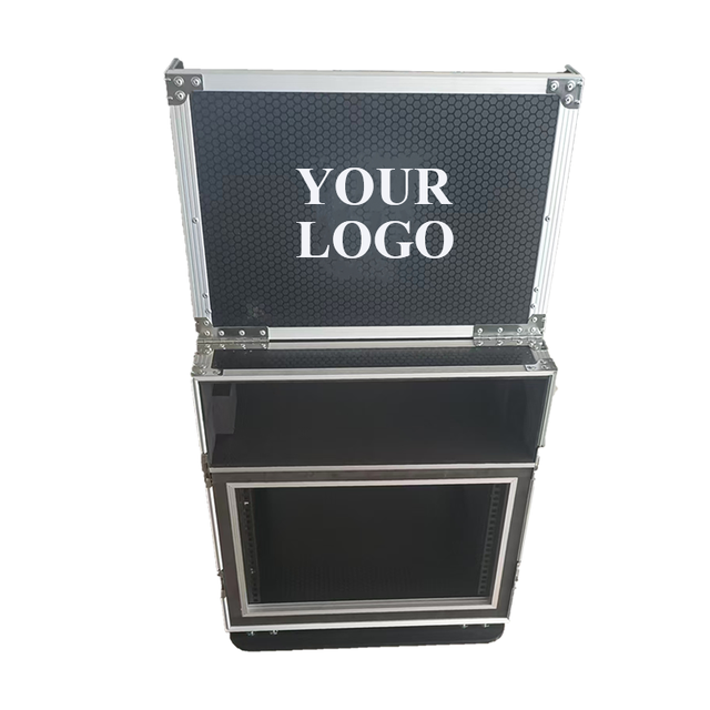7u Rack Mount Flight Case with Wheels for Professional DJ Mixer Amplifier