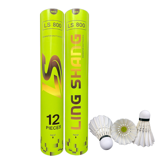 LINGSHANG LS800 A+ Grade Goose Feather Badminton Shuttlecocks