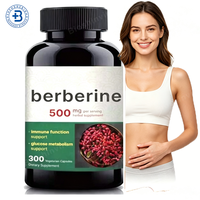 Compléments alimentaires OEM à base d'extrait naturel de cannelle de Ceylan, de berbérine et de vinaigre de cidre de pomme, 1000mg, comprimés de berbérine