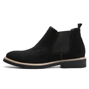 <span class=keywords><strong>2022</strong></span> botas Chukka de tobillo alto para hombres Material de cuero genuino botas <span class=keywords><strong>Chelsea</strong></span> para hombres zapatos de vestir de cuero - Product Image 5