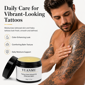 Crème Hydratante Quotidienne pour Tatouages : Rehausseur de Couleur, Ravive les Vieilles Marques, Hydrate les Nouvelles, Baume Éclaircissant Après-<span class=keywords><strong>Tatouage</strong></span> - Product Image 2