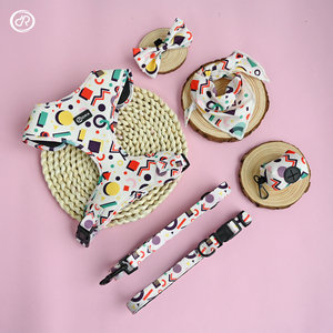 OKKPETS ransel cetakan hewan Neoprene, Harness anjing hewan peliharaan dapat disesuaikan modis ramah lingkungan lembut nyaman - Product Image 2