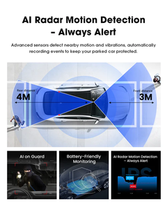 Cámara para Auto DDPAI N5 DUAL con Sensor G, Detección de Colisión, Grabación Dual Delantera 4K + Trasera 1080P, GPS Integrado - Product Image 3