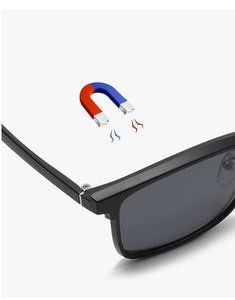 Clip em óculos óculos óculos polarizadores magnéticos com cinco clipes de visão noturna homens dupla ponte magnética vidro para homens - Product Image 6