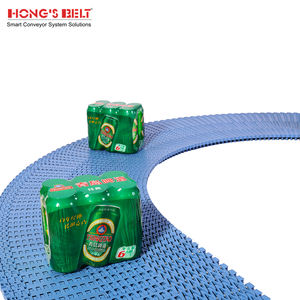 Hongsbelt HS-1201B sisi fleksibel sabuk atas berlubang pembalik kecil sabuk konveyor modular - Product Image 6