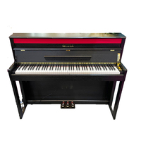 Plastic Electronic Keyboard Instrument with Built-in Memory 88-key Digital Piano Compact Design 700 Rhythms for Modern Lounges