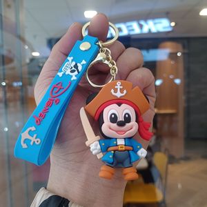 Porte-clés Mickey et Minnie en PVC écologique durable, figurines Donald Duck et Margarida, pendentif de voiture pour couples, cadeau - Product Image 6