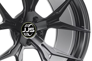 JJSEES Jantes forgées personnalisées noires à cinq branches 5x112 5x114.3 5x120 17 18 19 20 21 22 pouces pour <span class=keywords><strong>BMW</strong></span> E36 E90 M5 M8 - Product Image 6