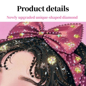 Serie Principessa Diamond Painting 23x30cm, Dipinto a Mano Ecologico 5D con Cornice, <span class=keywords><strong>Arte</strong></span> Antistress Fai-da-Te per Bambini - Product Image 2