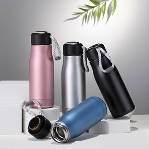 Amzons heiß begehrte Sport-Wasserflasche wiederverwendbar breite Öffnung doppelwandige Edelstahl-Wasserflasche mit Deckel - Product Image 3