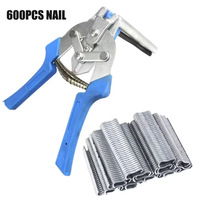 Pince à ligature transfrontalière de nouvelle génération en acier 45 antirouille pour clous M et attaches pour filets de pêche, poulaillers et cages à lapins