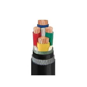 Cable blindado de cobre puro, aislamiento XLPE, 4 núcleos, 25MM, 120MM, 240MM