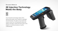 Lecteur RFID Android portable longue portée sans fil NFC, lecteur RFID UHF Chainway C72 pour l'inventaire