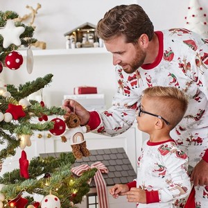 DDP piyama Natal lengan panjang anak, piyama Natal Keluarga desain baru kualitas tinggi - Product Image 6