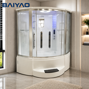 2025 Neues Design Dampf duschkabine Yacuzzi Spa 2 Personen Bubble <span class=keywords><strong>Buth</strong></span> LED-Leuchten Whirlpool Badewanne Badezimmer Bad Dampf duschkabine - Product Image 3