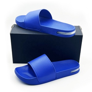 Wholesale Designer 3D Embossing LOGO Sports Air Cushion EVA PVC Flip Flop Custom Slides Sandals <strong>Slippers</strong> for <strong>Men</strong>
