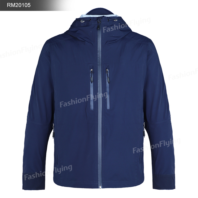 2024 Fashion Breathable Custom Windbreaker Men'S Recycled Jacket Softshell Jacket