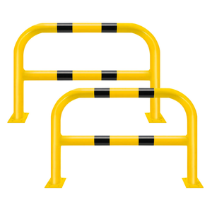 Barra di arresto con barra di protezione per impatto del ginocchio barre di protezione del magazzino con traversa - Product Image 4