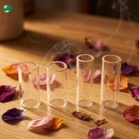 Embouts filtrants en verre colorés de taille fine avec logo