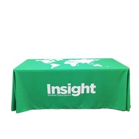 Housse de table rétractable pour publicité extérieure, imperméable, en polyester écologique, impression numérique pour bannières