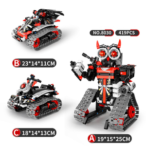 Sáng Tạo Ứng Dụng Lập Trình 3 Trong 1 Robot Gốc Xây Dựng Khối Thiết Lập Trẻ Em Câu Đố Điều Khiển Từ Xa Xây Dựng Khối Đồ Chơi Trẻ Em Tự Làm Đồ Chơi - Product Image 6