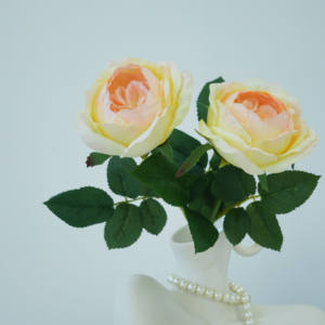 Pabrik cabang tunggal Hari Valentine merah mawar pernikahan dihiasi mawar buatan - Product Image 2