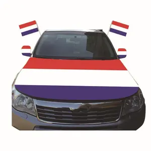 Cheap Sublimation Printing Soccer Fans the Netherlands Flag Auto Hood Cover For Car Engine