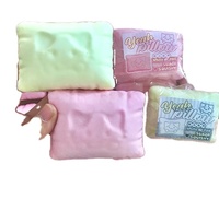Jouet souple anti-stress en PU à remontée lente, motif chat de dessin animé bicolore, en forme d'oreiller, vente en gros, jouets doux pour enfants, très populaire