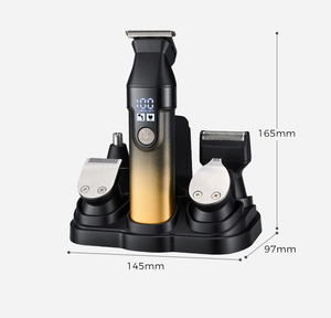 Kit de <span class=keywords><strong>toilettage</strong></span> tout-en-un, tondeuse à cheveux sans fil pour barbier, tondeuse corporelle, tondeuse à barbe électrique professionnelle, <span class=keywords><strong>rasoir</strong></span>, tondeuse pour l'aine - Product Image 5