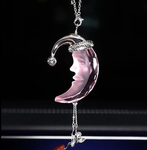 Ornement de lune en cristal, breloque de voiture, créateur d'arc-en-ciel, décorations de jardin, cadeau de Noël, cadeau pour la fête des mères - Product Image 4
