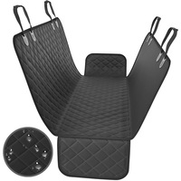 Housse de siège de voiture pour chien imperméable, anti-rayures, antidérapante, hamac, housse de siège robuste en Oxford 600D pour chiens, siège arrière pour animaux de compagnie