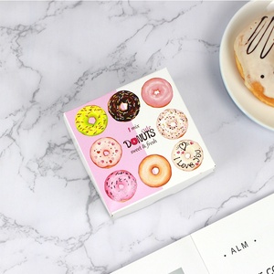 Dùng một lần nhỏ Donut Pastry Baking kraft giấy <span class=keywords><strong>carton</strong></span> cho Sushi Jelly có thể gập lại hộp bánh cho thực phẩm đóng gói quà tặng cho bánh sử dụng - Product Image 4