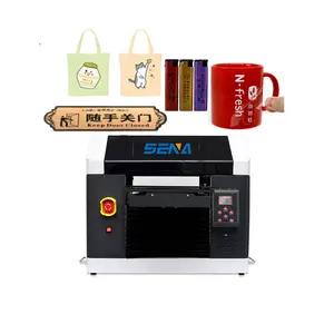 Office Mini Digital 30*45cm A3 Size Dtf UV Inkjet Flatbed Printer for Business Ideas Label Printing Machine for Small Business