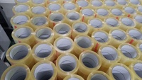 Ruban d'emballage BOPP transparent imprimé personnalisé Ruban d'emballage en papier adhésif acrylique Cassette pour sac banane Ruban de qualité supérieure pour l'emballage