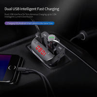 Kit voiture portable GXY G15, charge rapide PD, double USB, chargeur mains libres, lecteur MP3 BT5.0, émetteur FM, portée 10m, allume-cigare