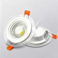 Plafonnier LED COB en aluminium 5W 7W 10W 15W, moderne, rond, encastré, double couleur RGBW, vente en gros