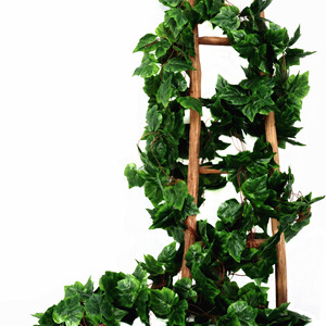 Plante grimpante artificielle, vigne verte décorative, 2,3 m, feuilles en soie, décoration extérieure pour la maison - Product Image 1