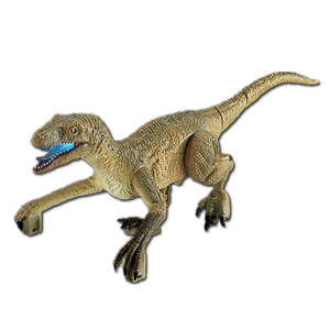 Vente en gros de modèles de jouets dinosaures télécommandés pour enfants, jouets animaux Velociraptor, articulations mobiles simulées - Product Image 1