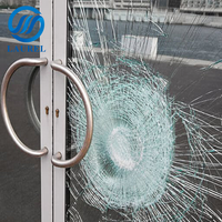 Verre pare-balles transparent pour portes/fenêtres, dôme en verre, lucarne