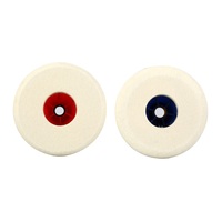 Disque en feutre de laine de 5 pouces (125 mm) avec filetage M14, tampon de polissage en laine