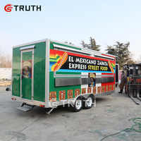 Usa Standard Concession Coffee Food Trailer Chariots de nourriture pour hot-dog Remorque mobile de camion de nourriture pour crème glacée avec cuisine complète