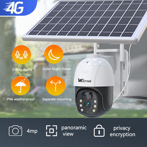 Wistino 4MP太阳能Ptz摄像机V380 Eseecloud 355运动检测报警室外4g太阳能摄像机 - Product Image 2