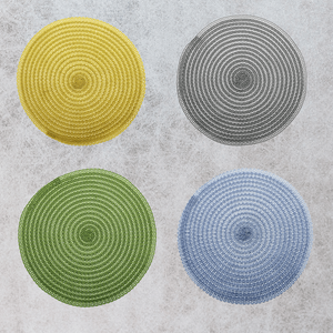 แผ่นรองโต๊ะหนังเทียมเกรดอาหารทำจาก PVC กันลวกสำหรับตกแต่งโต๊ะในครัว - Product Image 6