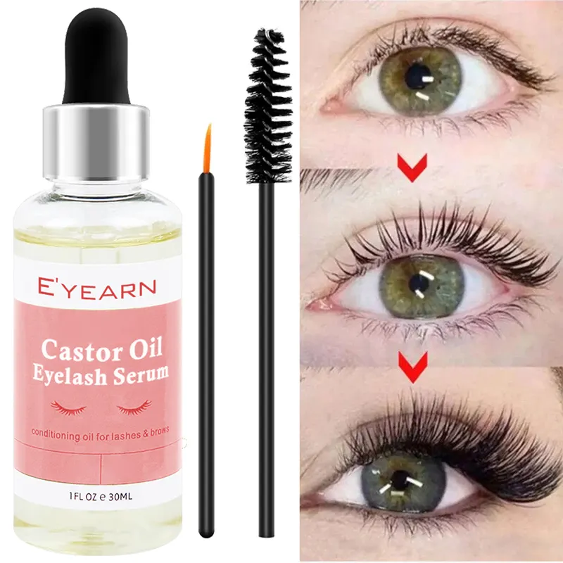 Siero Lash Grower balsamo per ciglia Super Growth Enhancer Extension olio di ricino liquido siero per ciglia